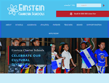 Tablet Screenshot of einsteincharter.org